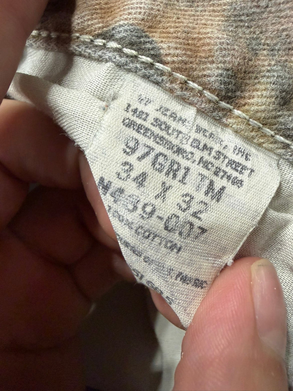 Vintage Camo Pants 34