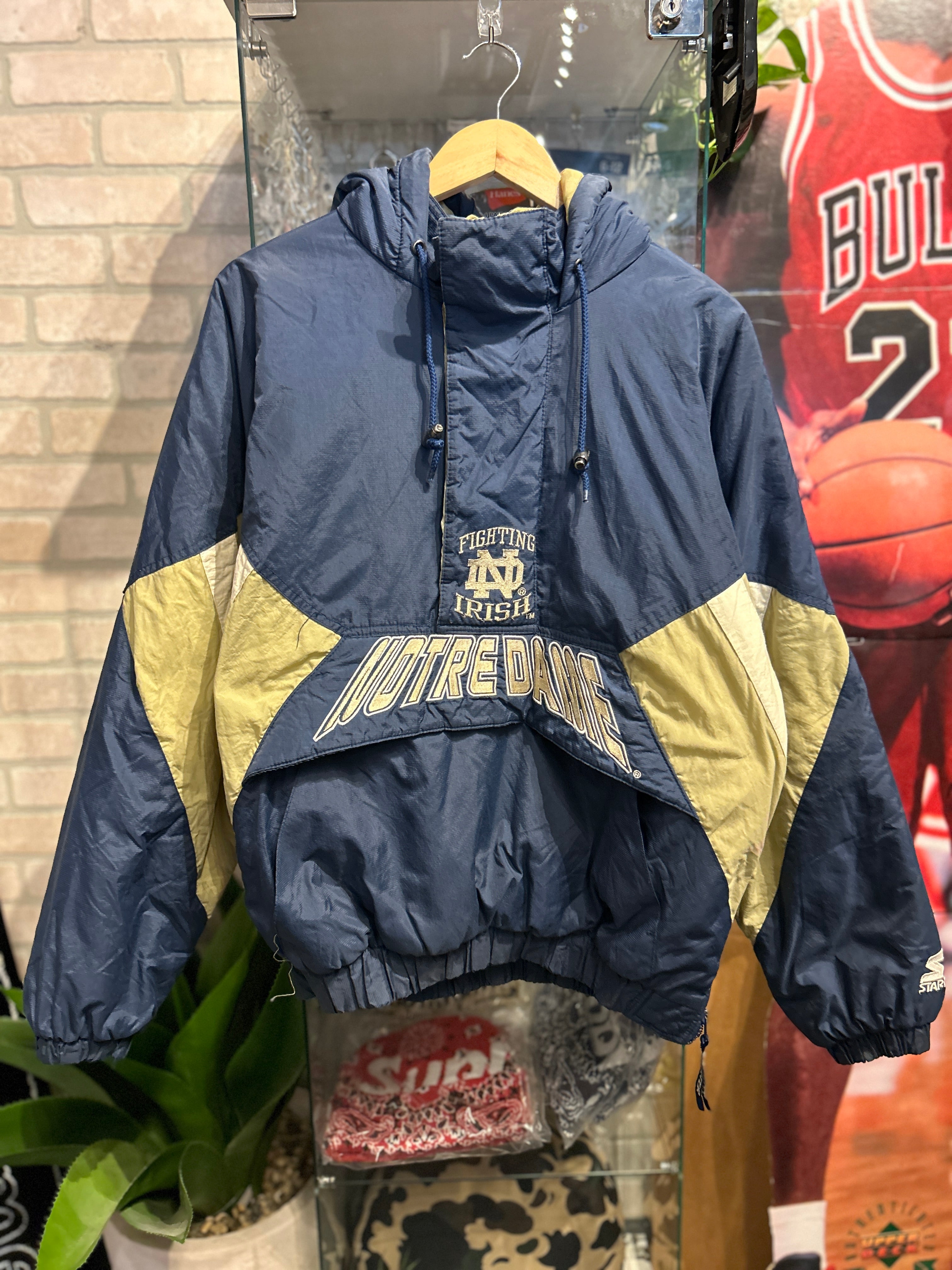 Vintage Notre Dame Starter Jacket M