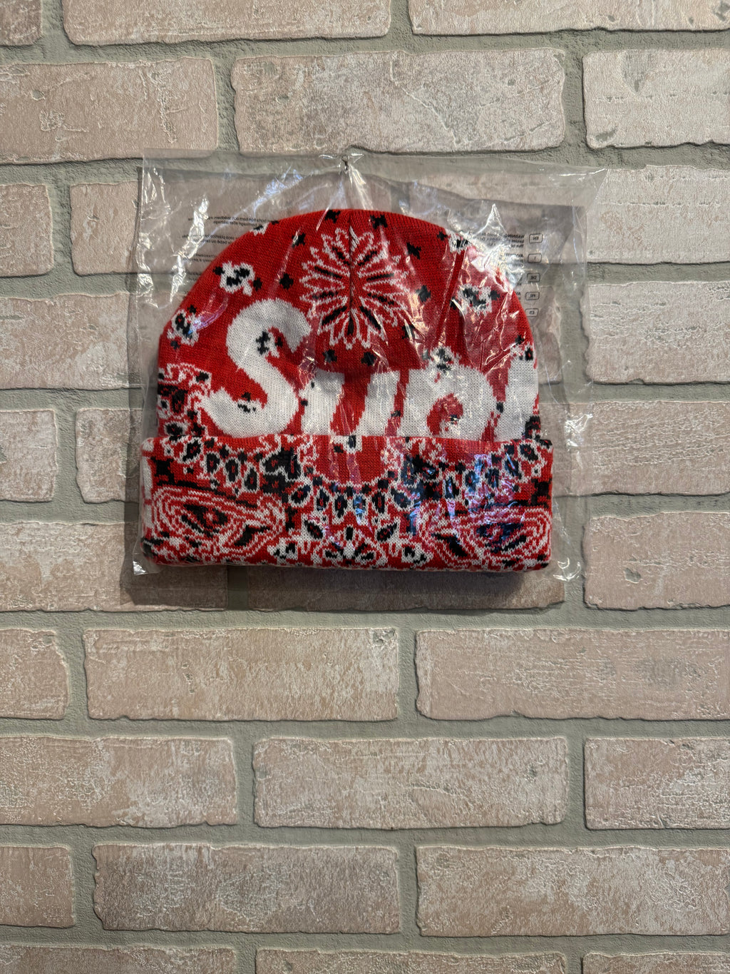 Supreme Red Beanie