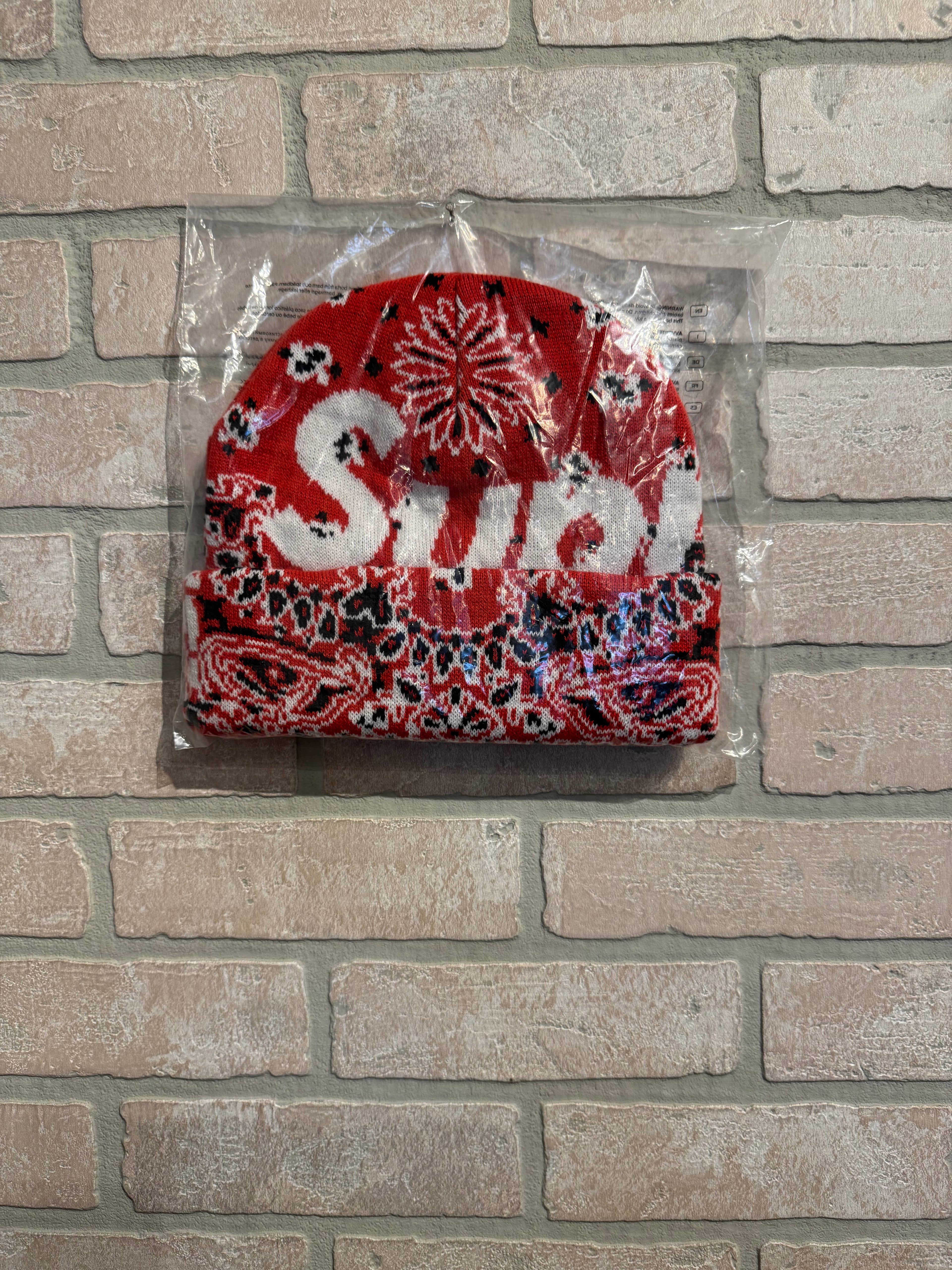 Supreme Red Beanie