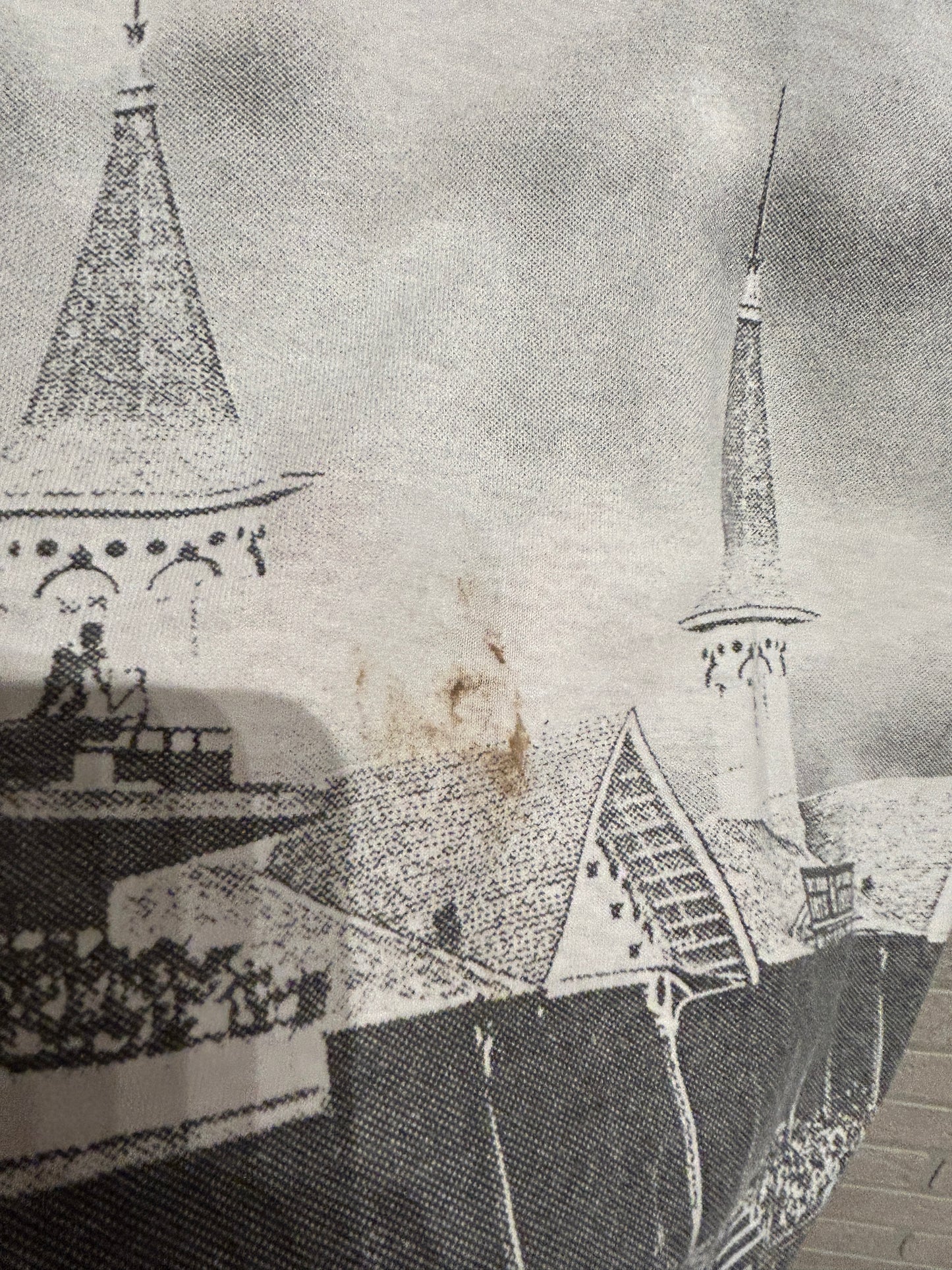 Vintage Derby AOP Tee L