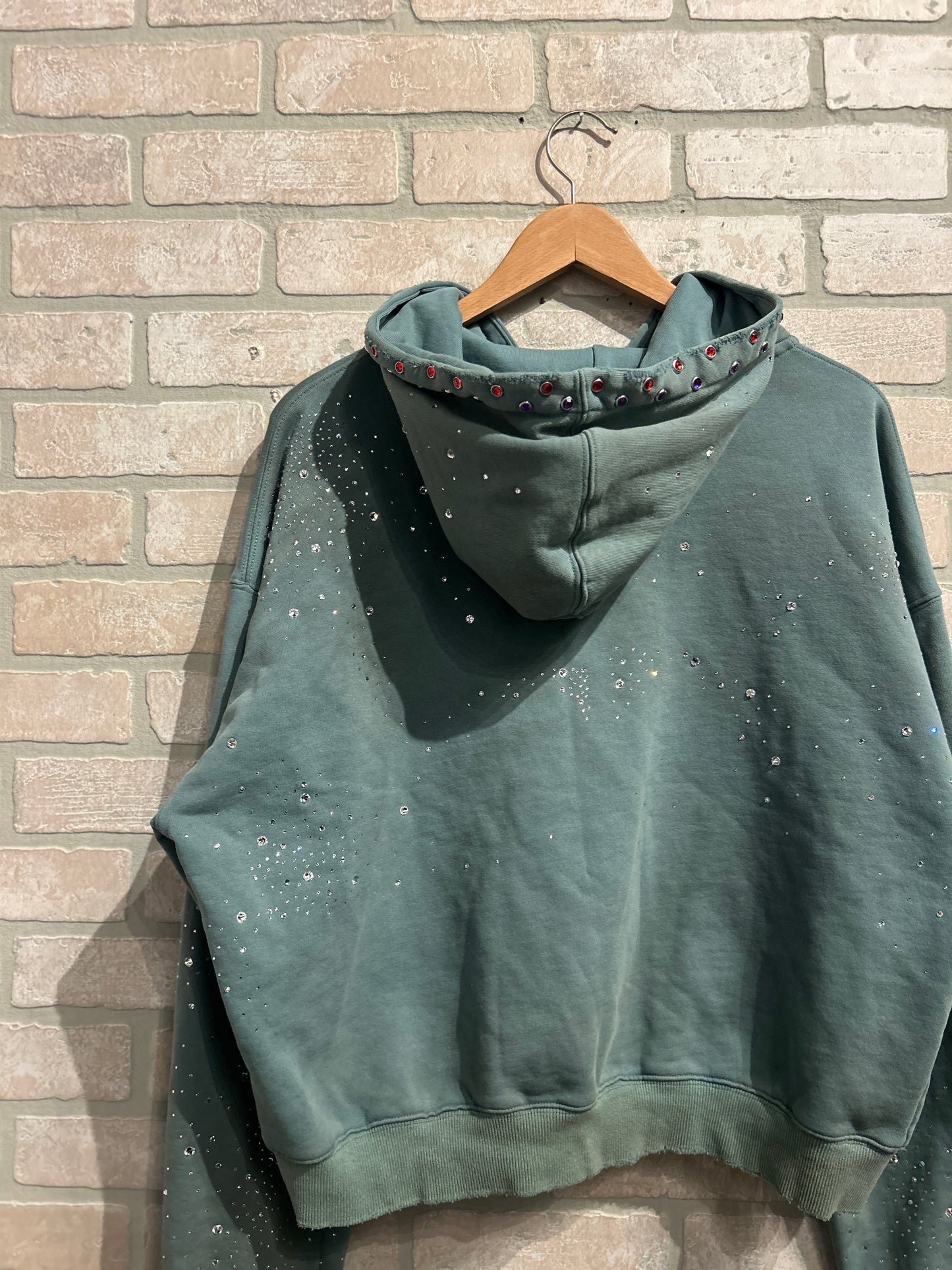 Vale Crystal Zip Hoodie S