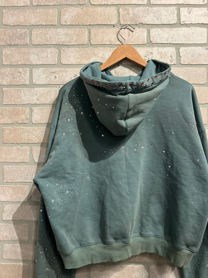 Vale Crystal Zip Hoodie S