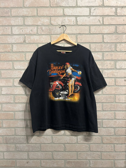 Y2k Harley Davidson Tee L