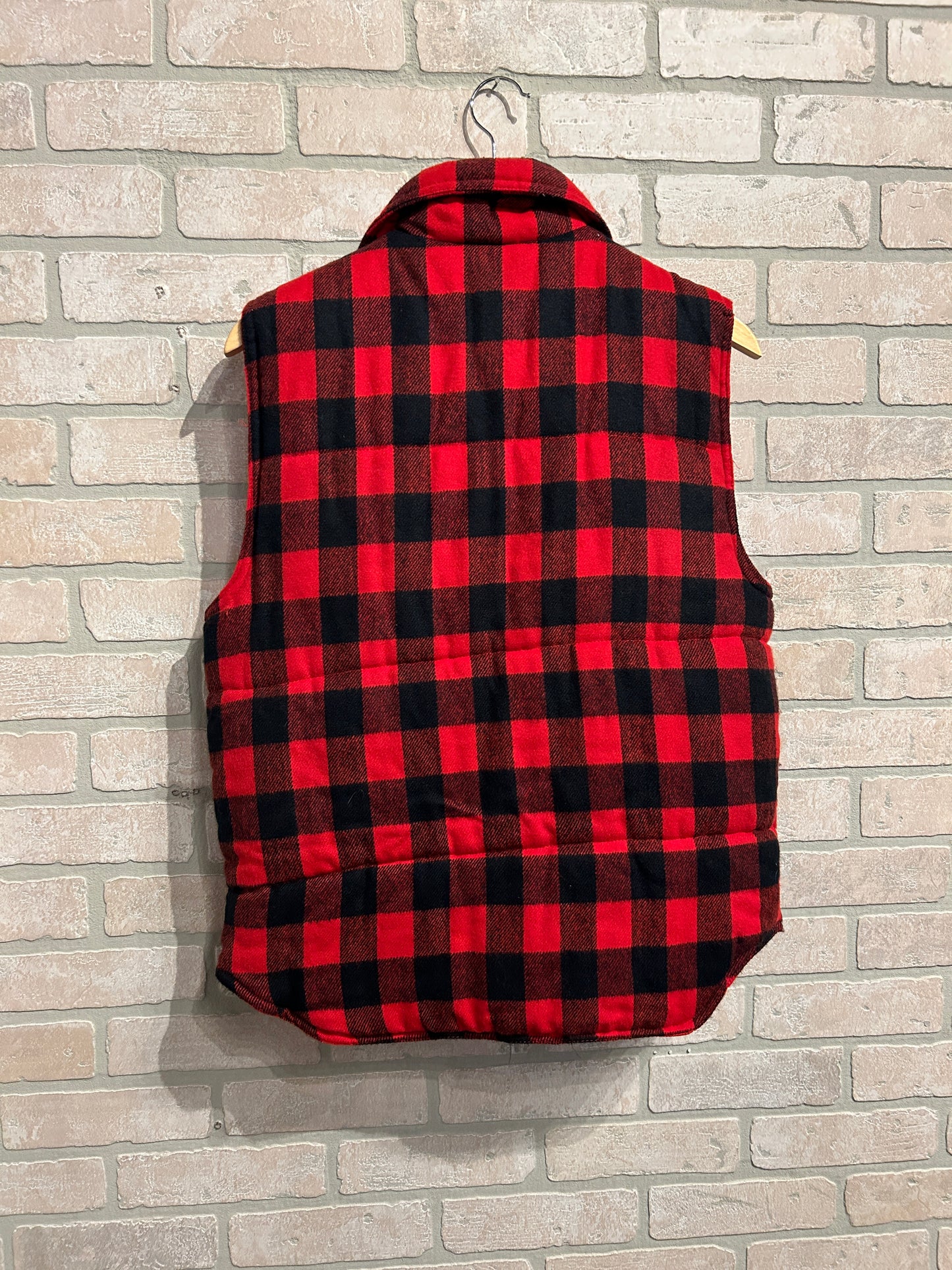 Vintage 80’s Plaid Vest S