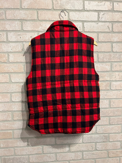 Vintage 80’s Plaid Vest S