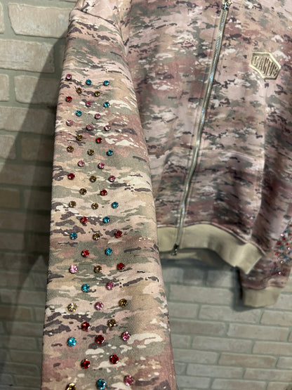 AZVA Studios Camo Crystal hoodie