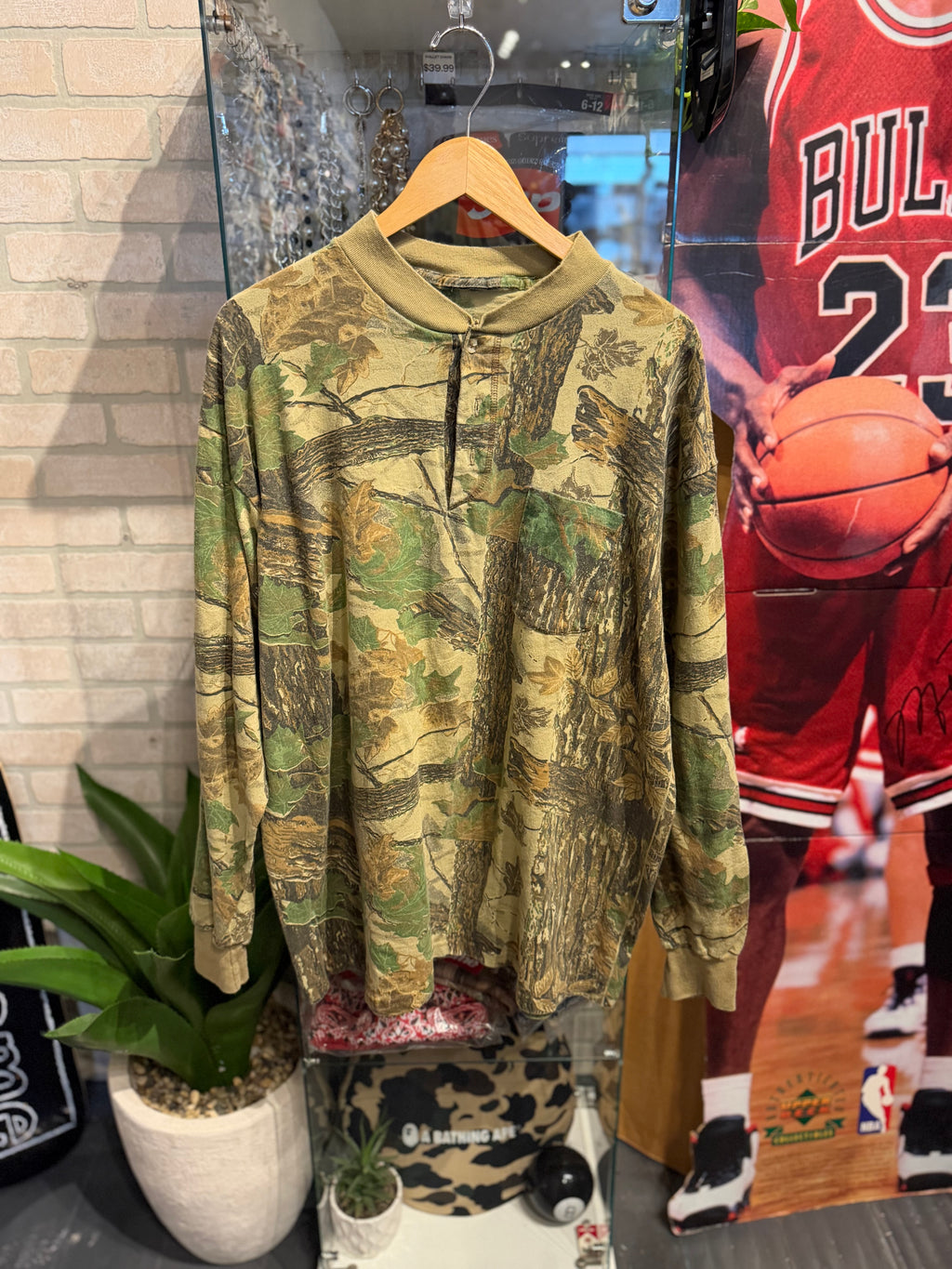 Vintage Camo Longsleeve XXL