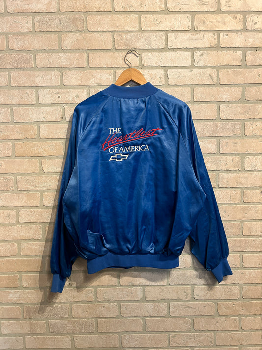 Vintage Chevy Satin Jacket L