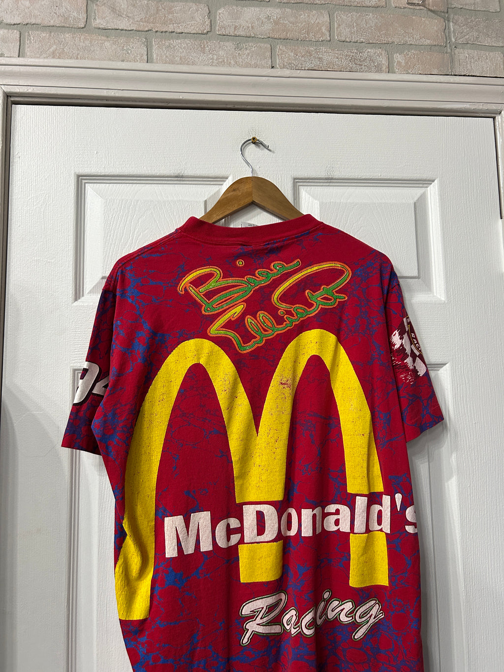 Vintage McDonalds Nascar Tee L