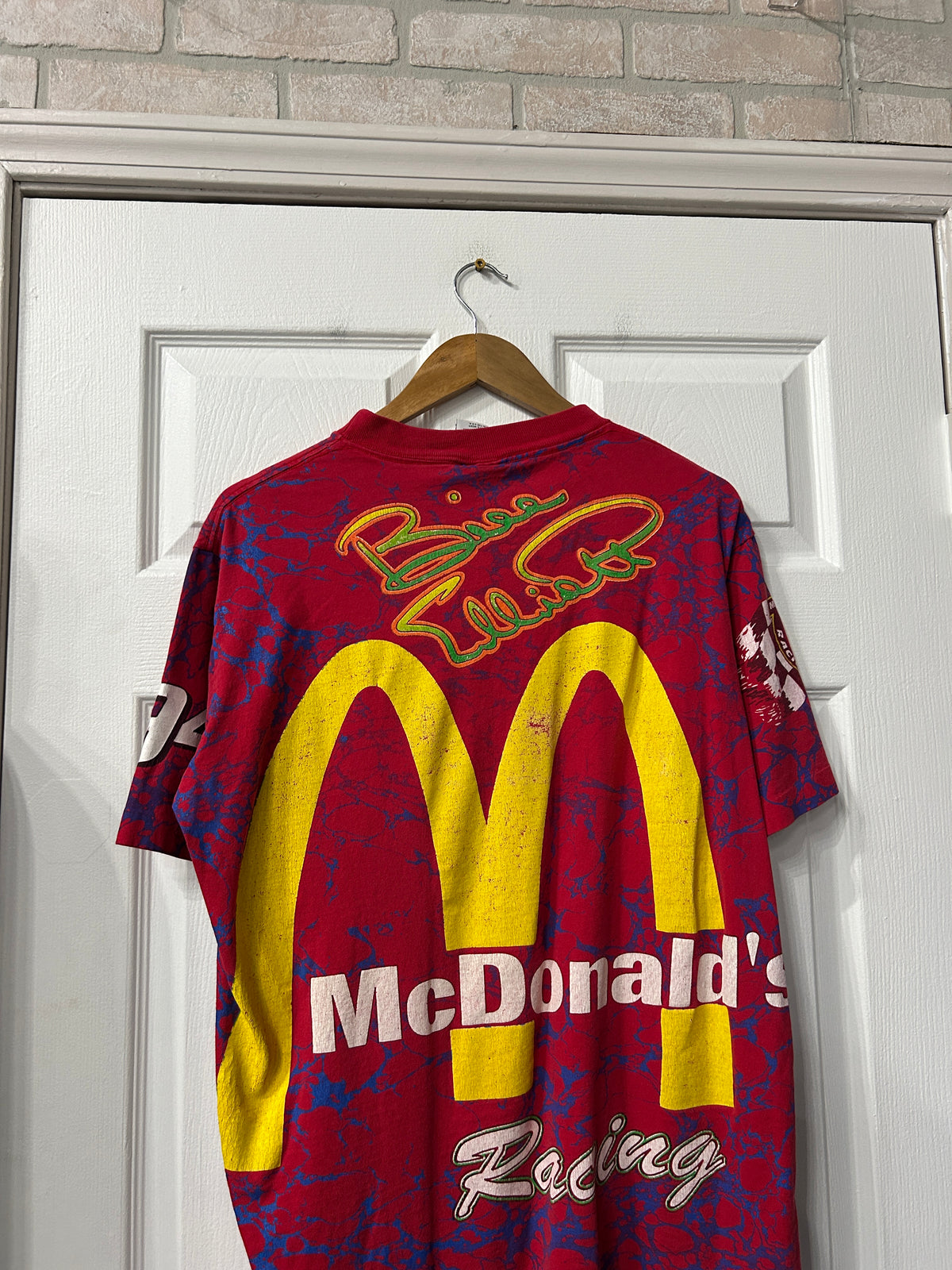 Vintage McDonalds Nascar Tee L
