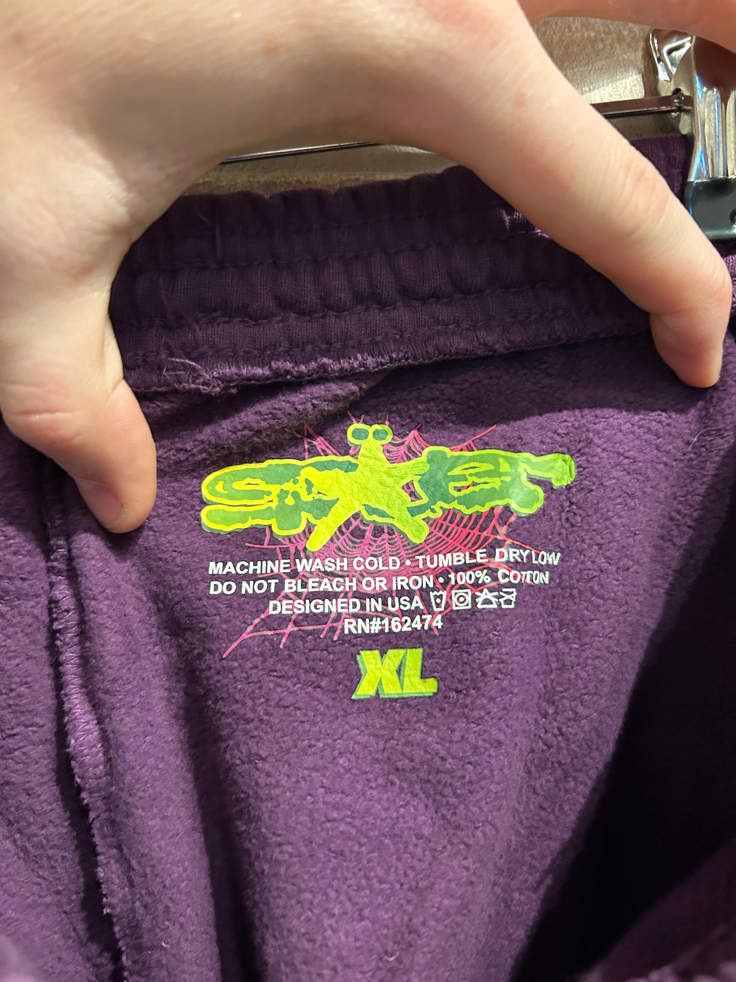 Sp5der Sweat Pants XL