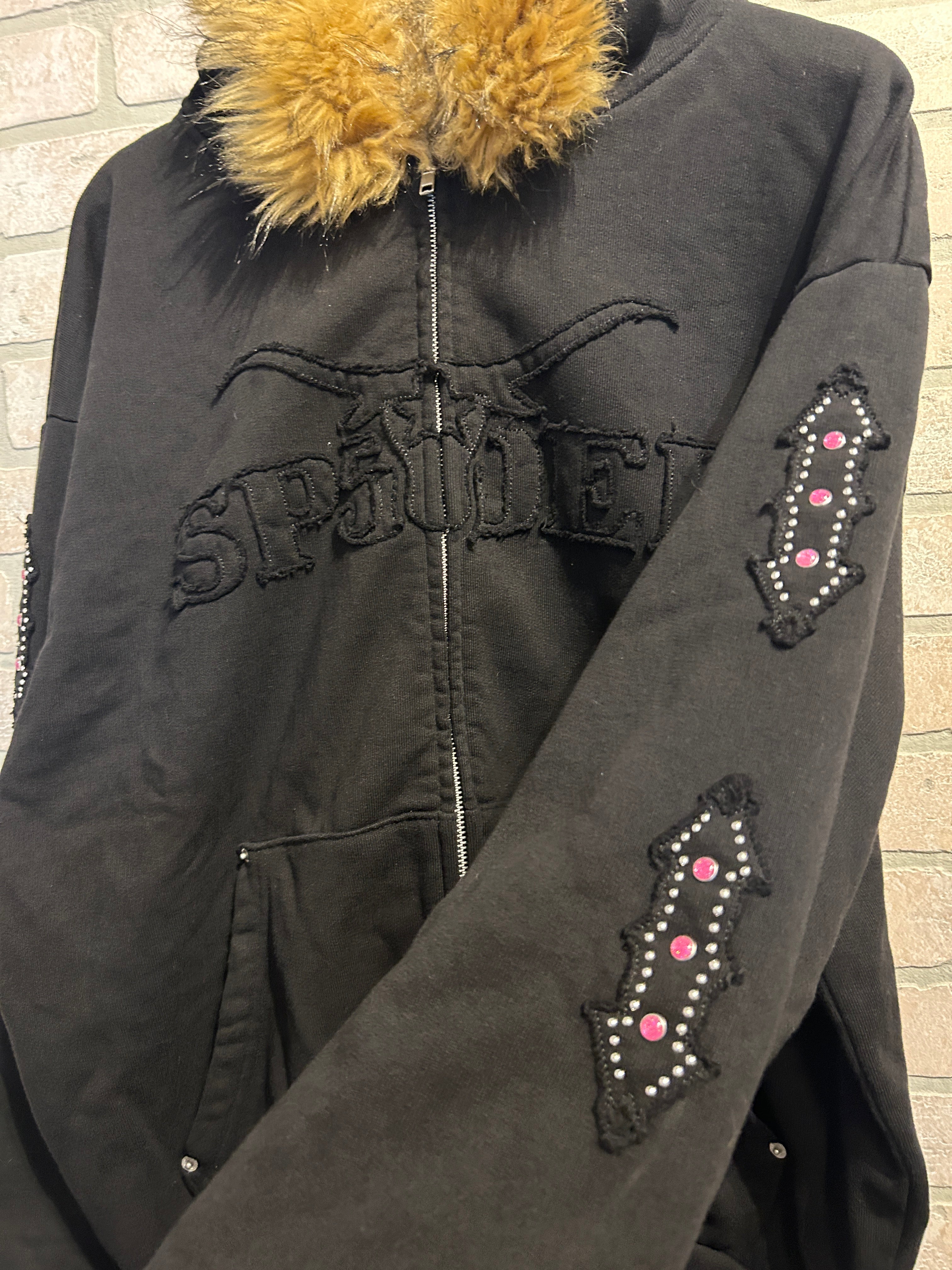 Sp5der Fur Hoodie XL