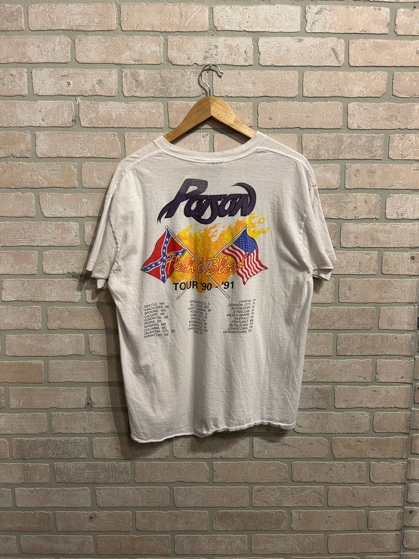 Vintage Poison Band Tee L