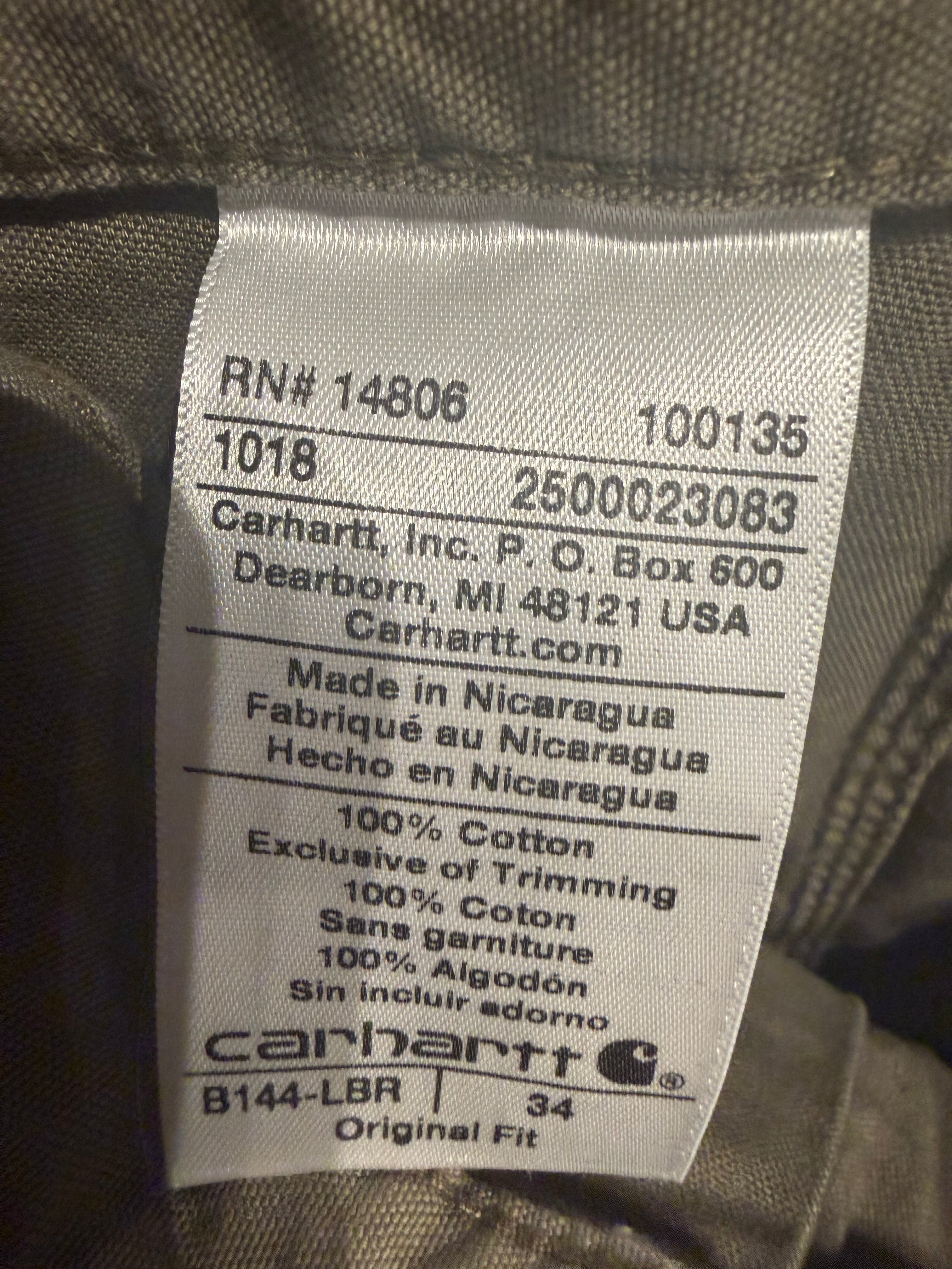 Carhartt Cargo Shorts 34
