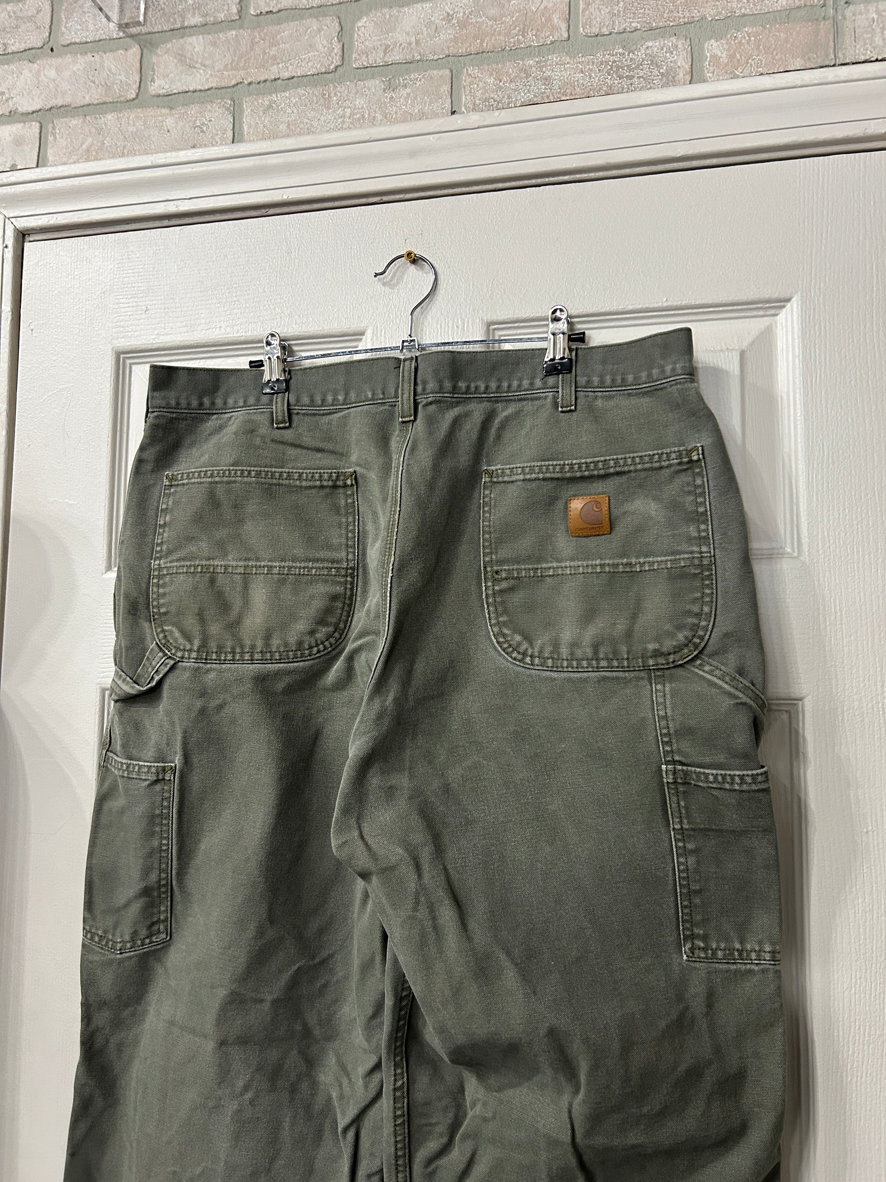 Olive Carhartt Pants 38x34