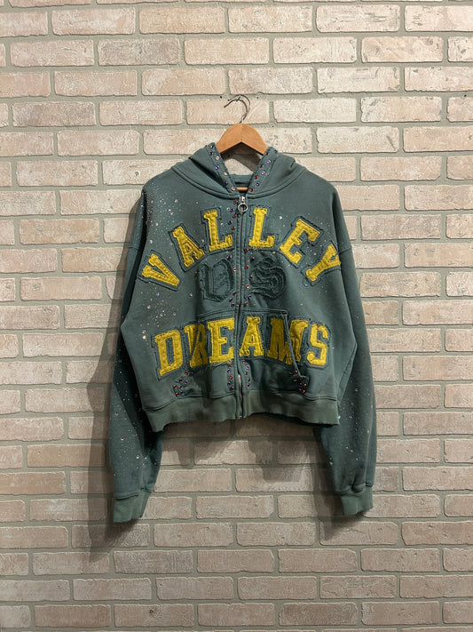 Vale Crystal Zip Hoodie S