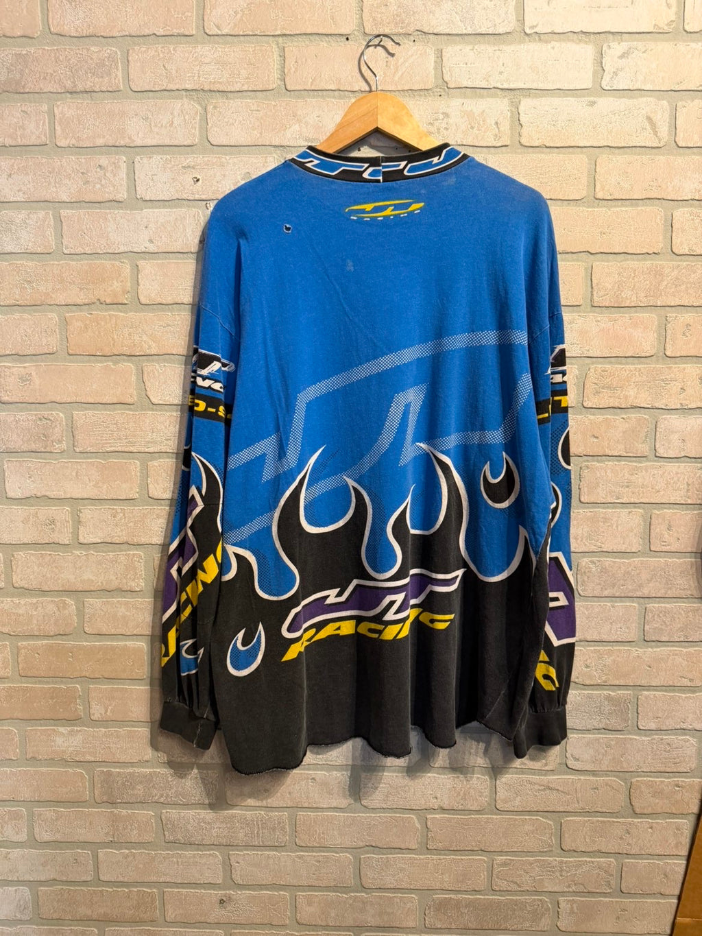 Vintage Racing Flame Longsleeve XL