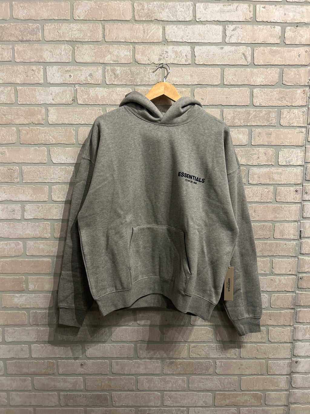 Dark Grey Essentials Hoodie
