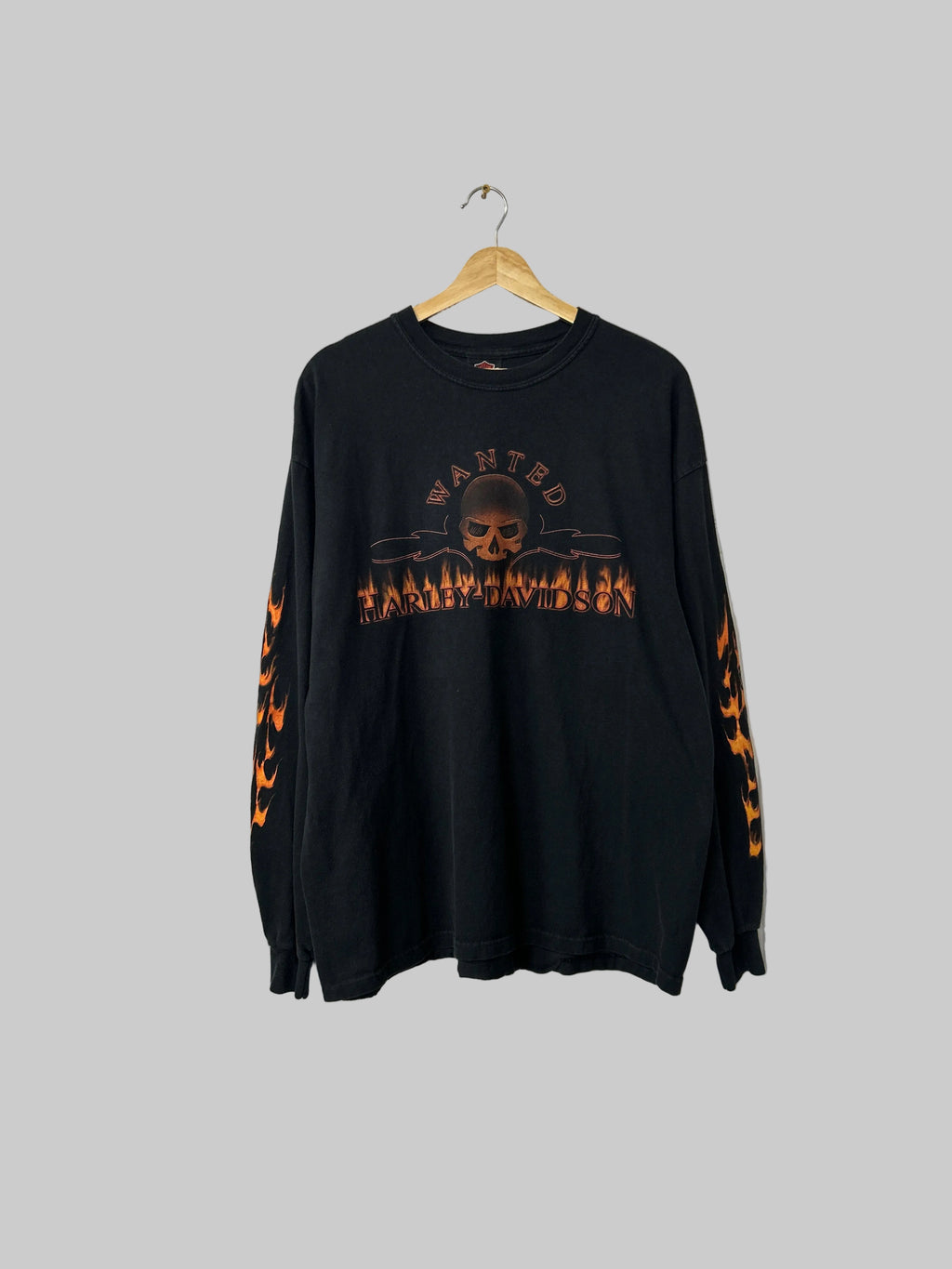 Vintage Flame Harley Longsleeve XL