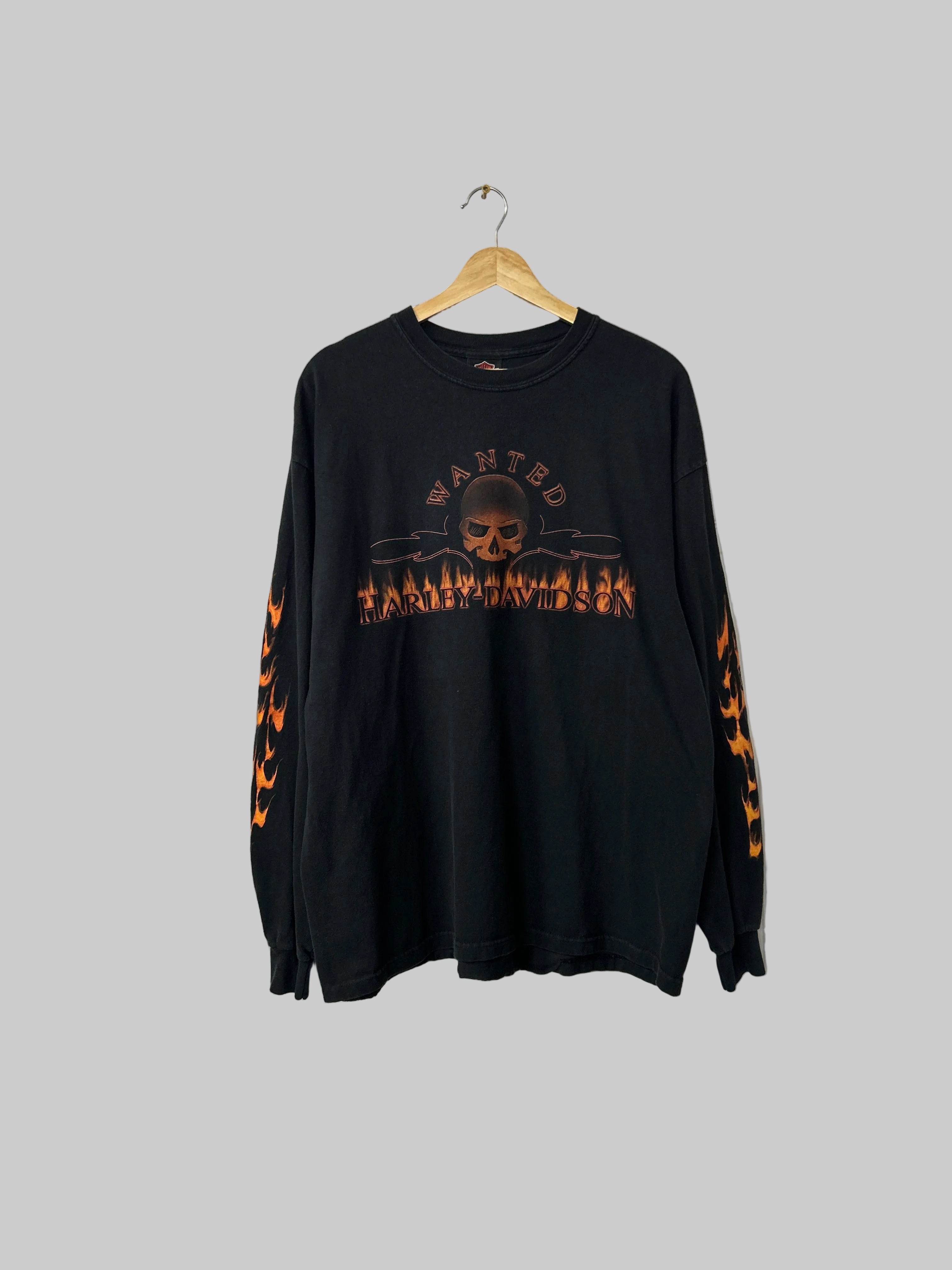 Vintage Flame Harley Longsleeve XL
