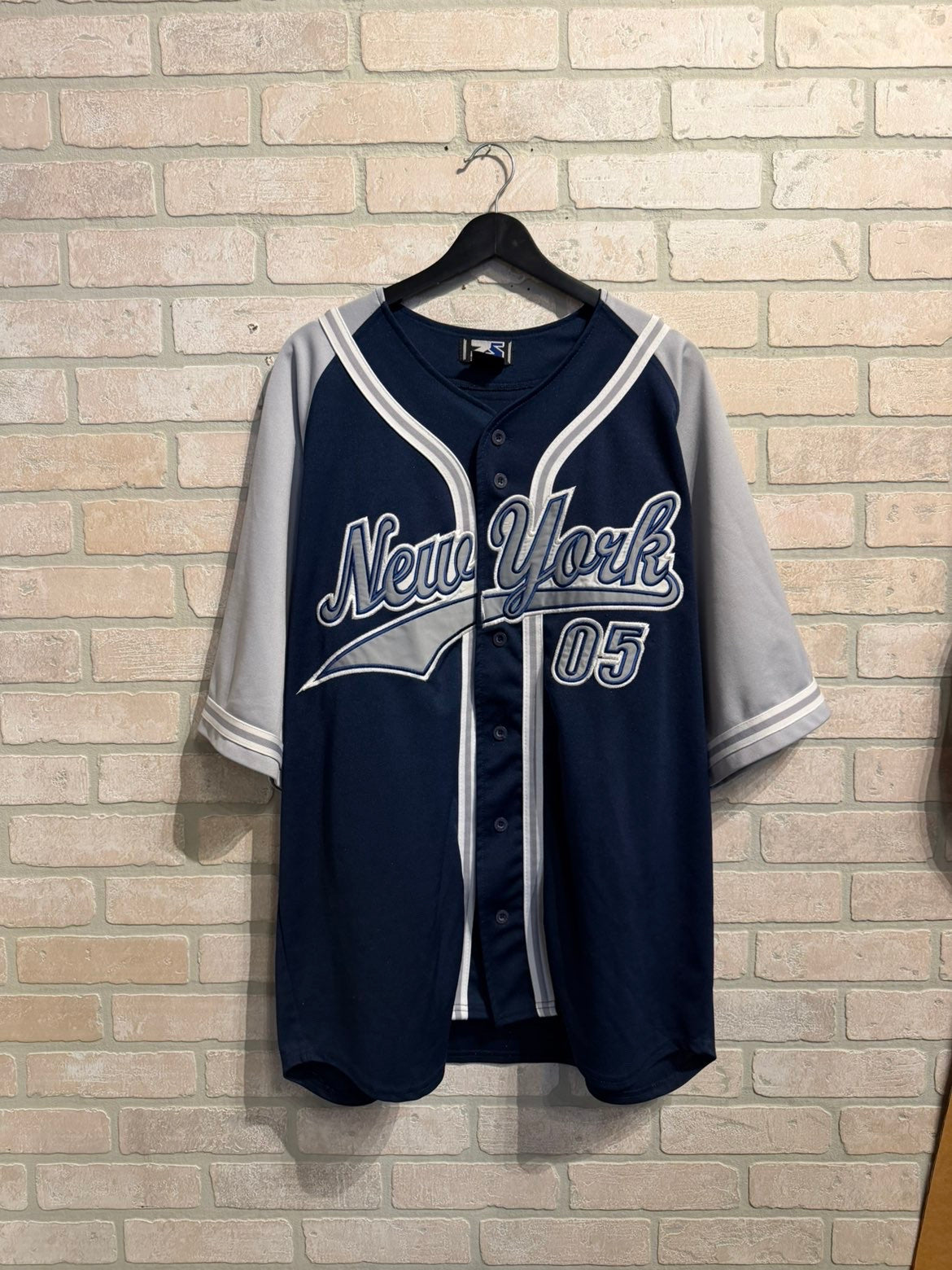 Y2k New York Baseball Jersey XL