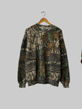 Vintage Camo Crewneck XL