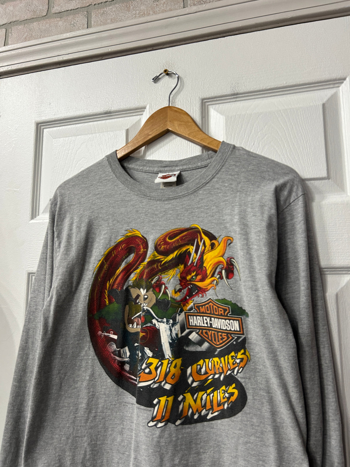 Vintage Looney Tunes Harley longsleeve M