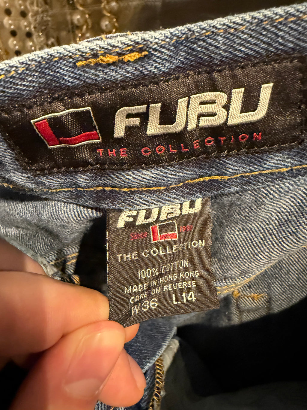 Vintage/y2k Fubu Jean Shorts 36