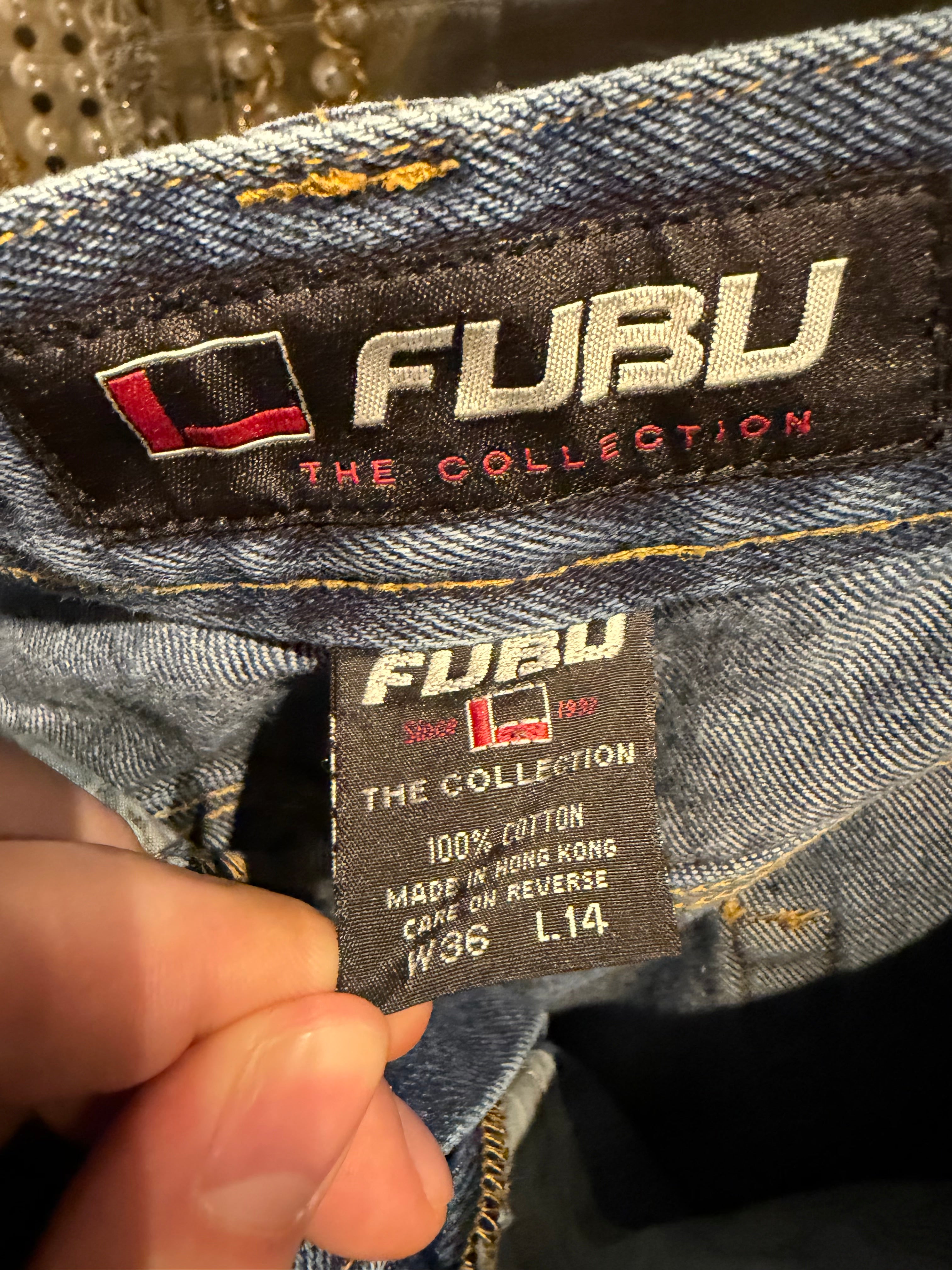 Vintage/y2k Fubu Jean Shorts 36
