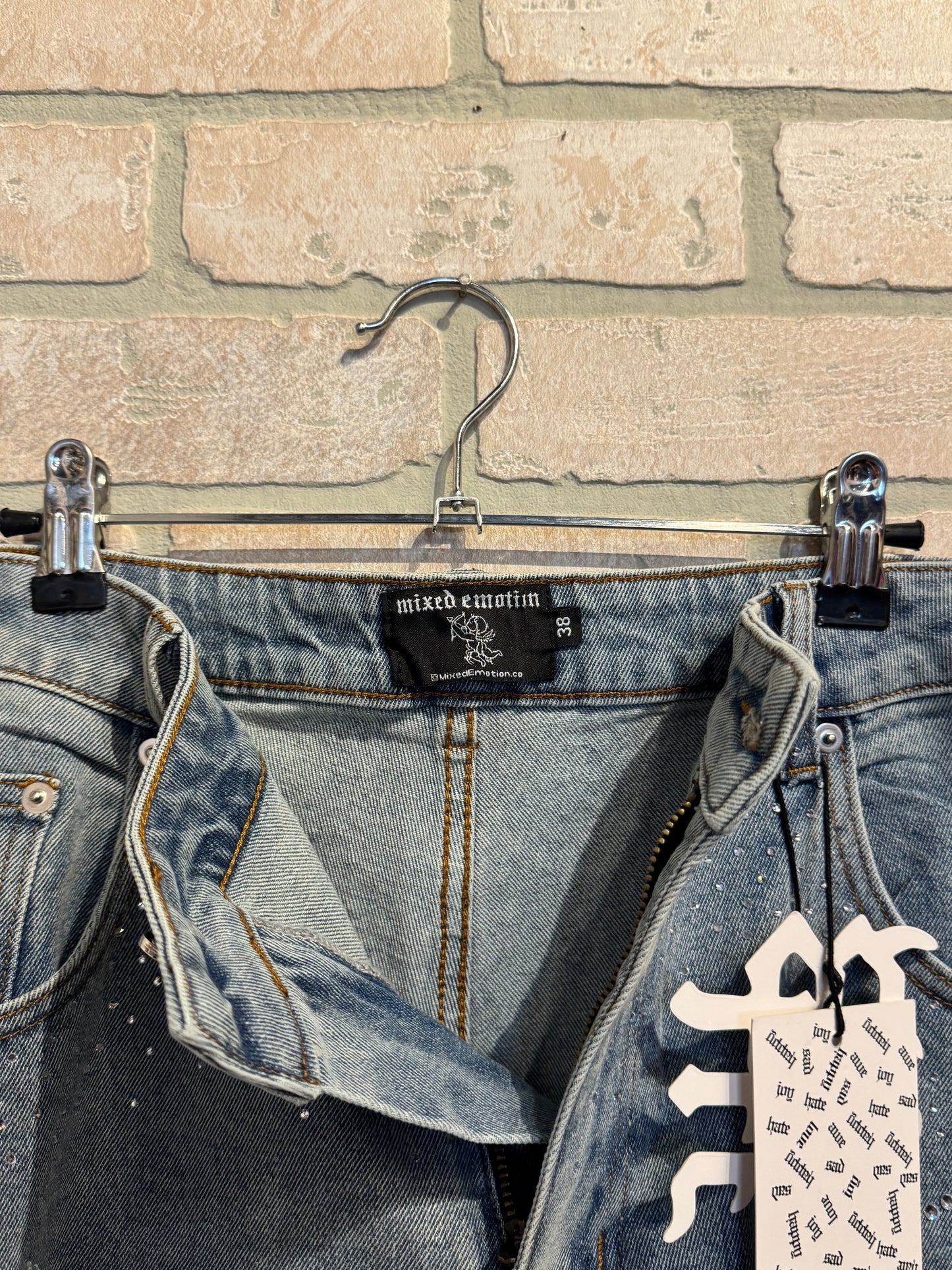 Mixed Emotions Jean Shorts