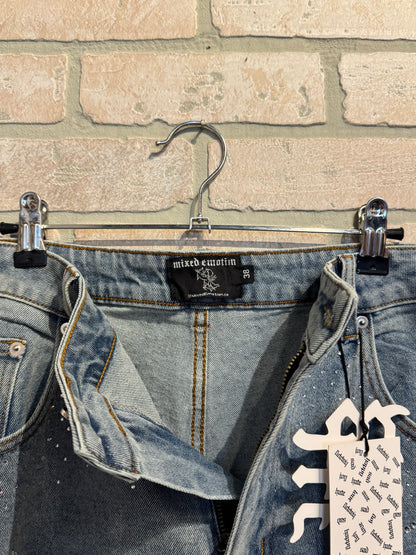 Mixed Emotions Jean Shorts