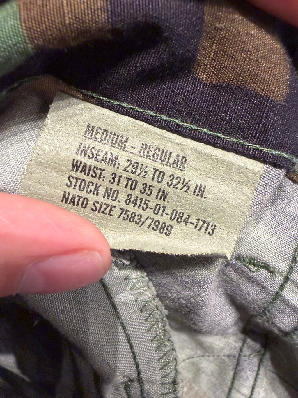 Vintage Camo Shorts 34