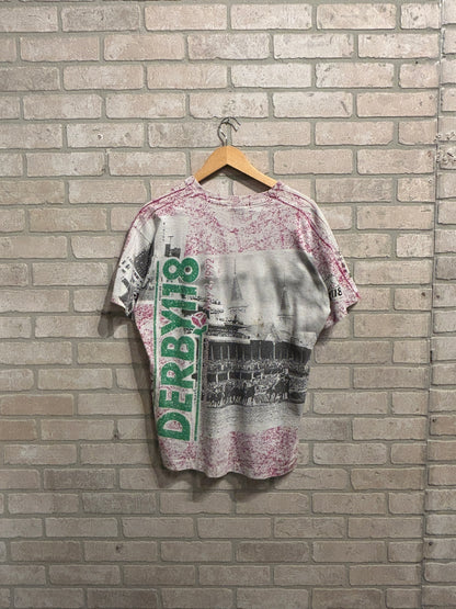 Vintage Derby AOP Tee L