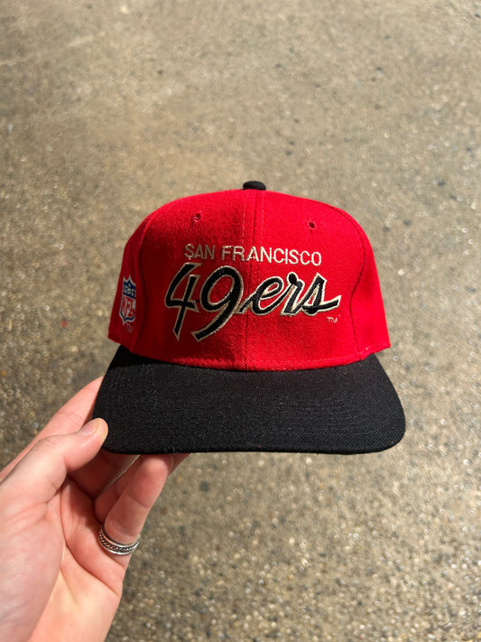 Vintage 49ers Script Hat