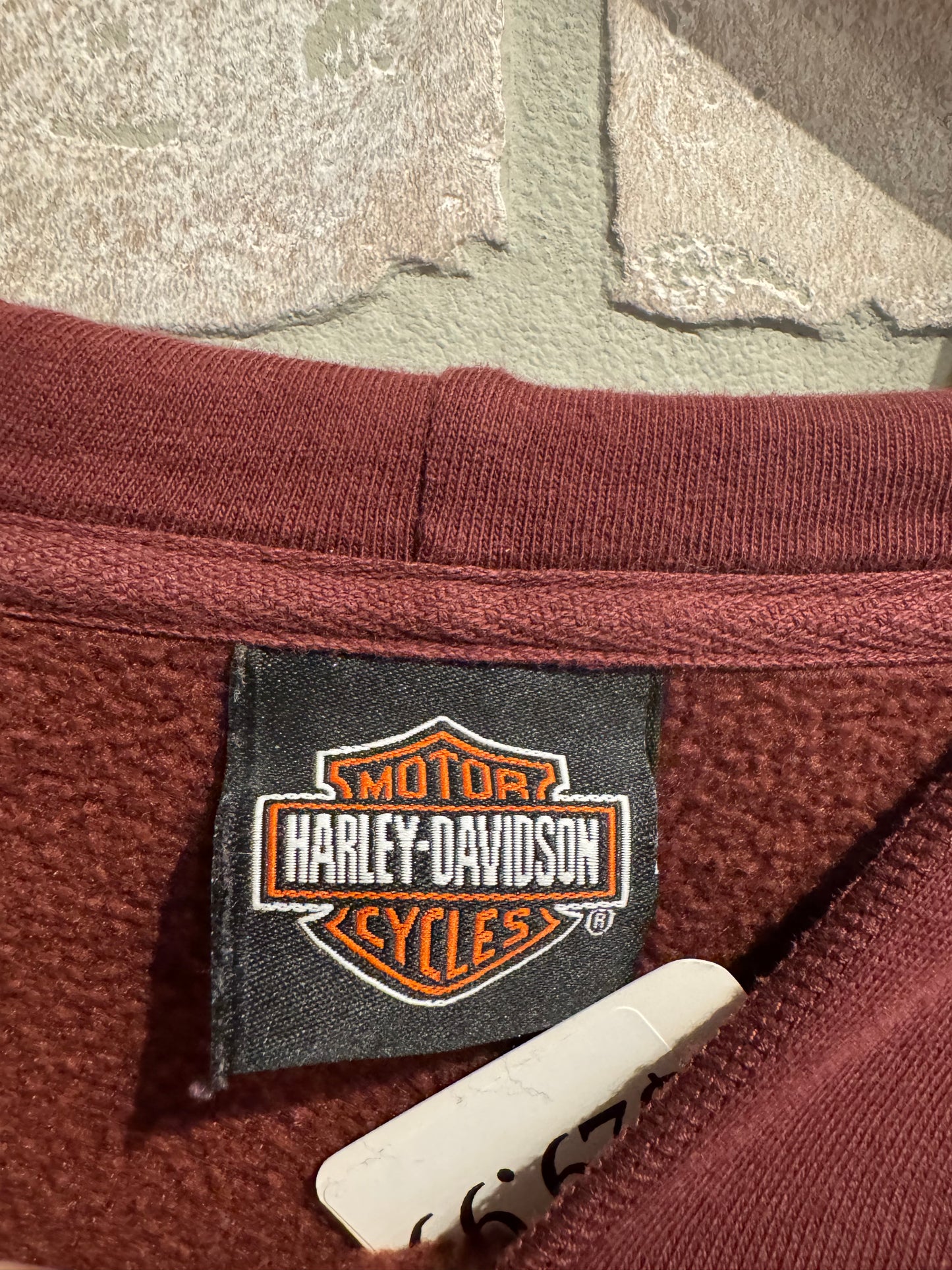 Y2k wmns Harley Davidson Hoodie XL