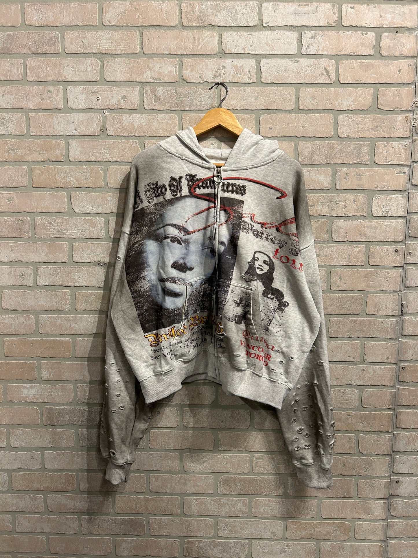 Vale Sade Zip Up Hoodie XXL