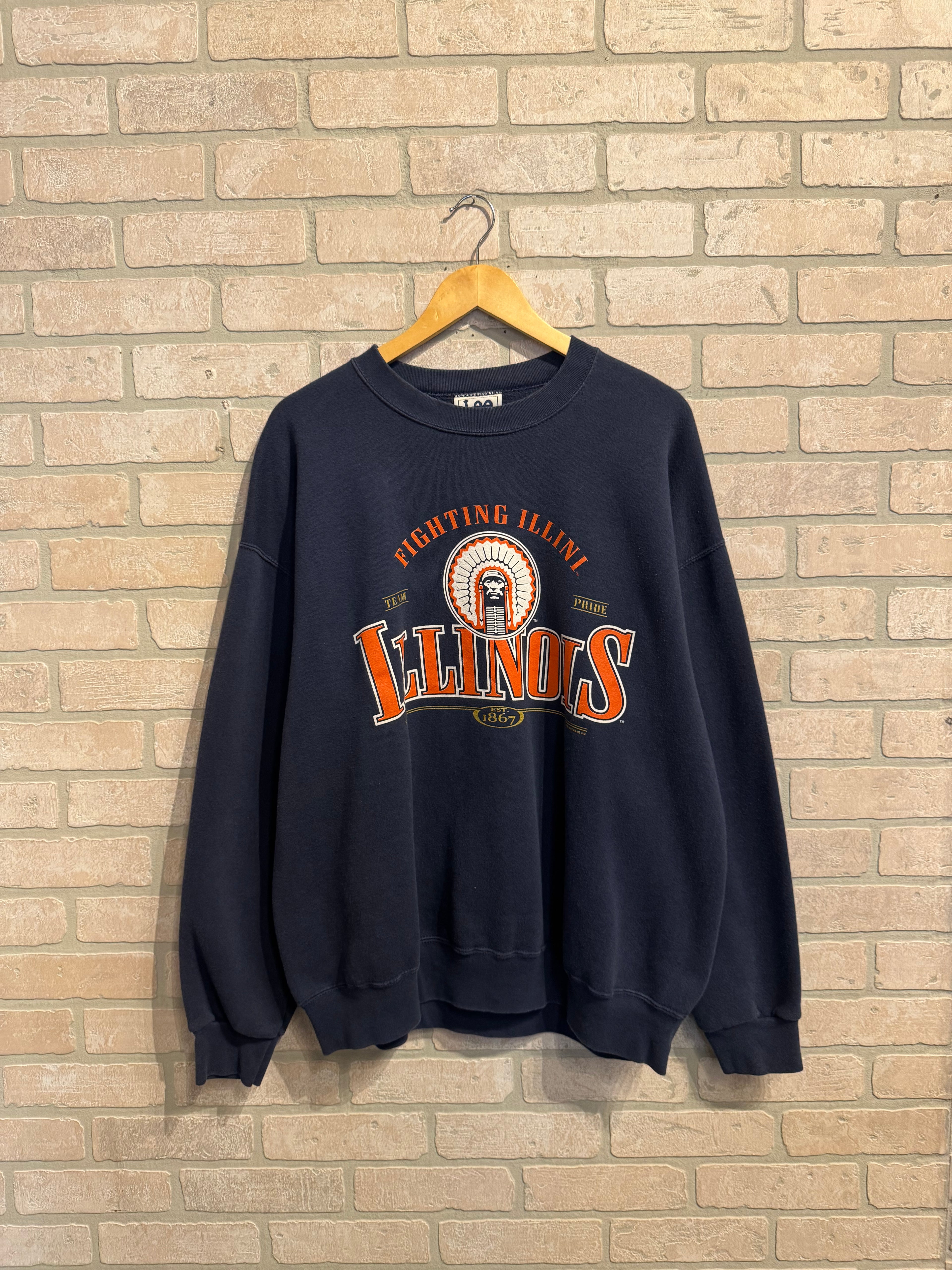 Vintage Illinois Crewneck XL