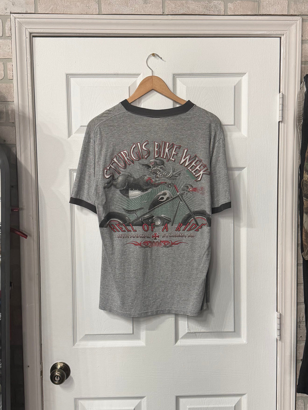 Vintage Sturgis Biker Tee L