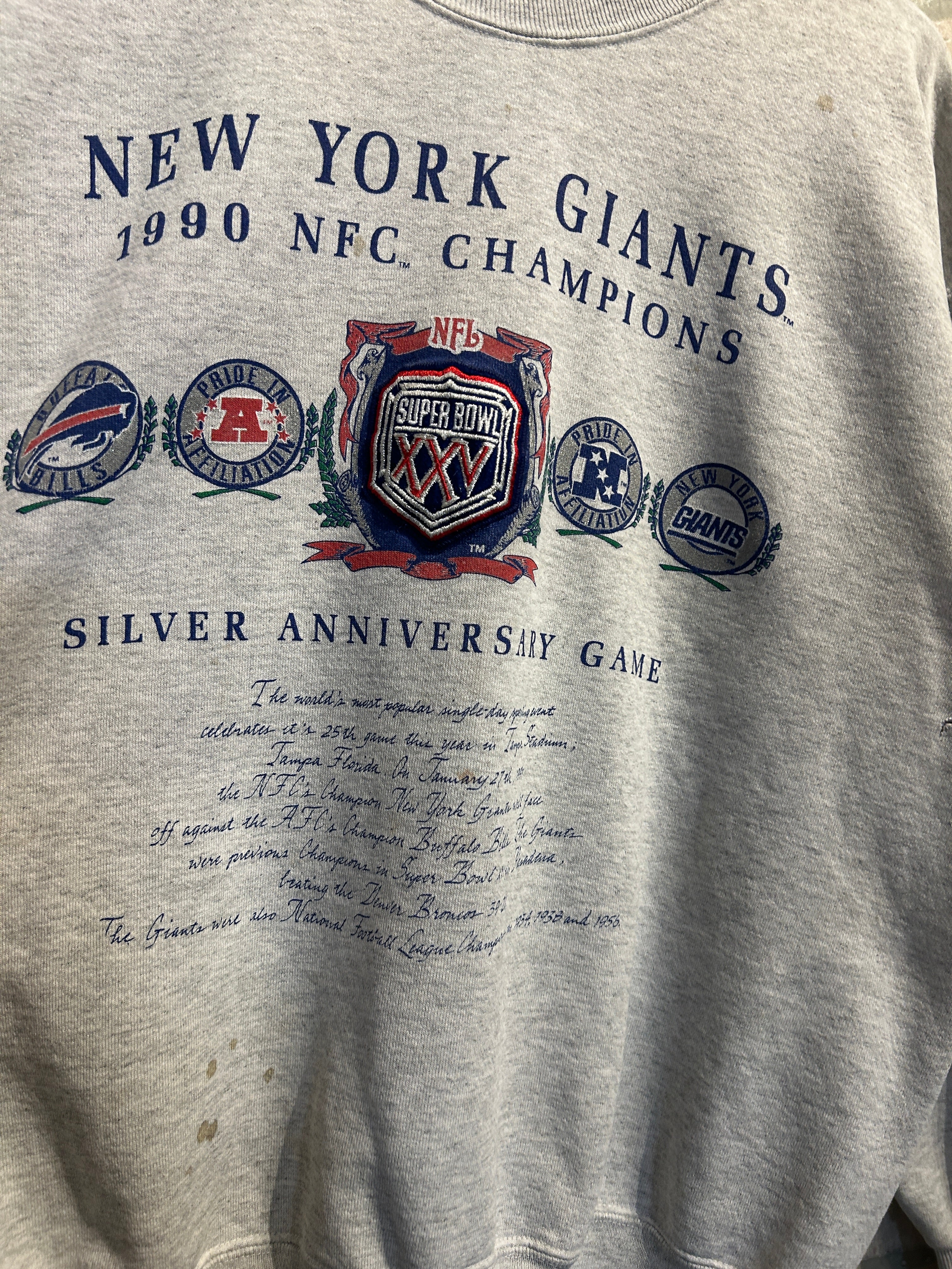 Vintage NY Giants Crewneck XL