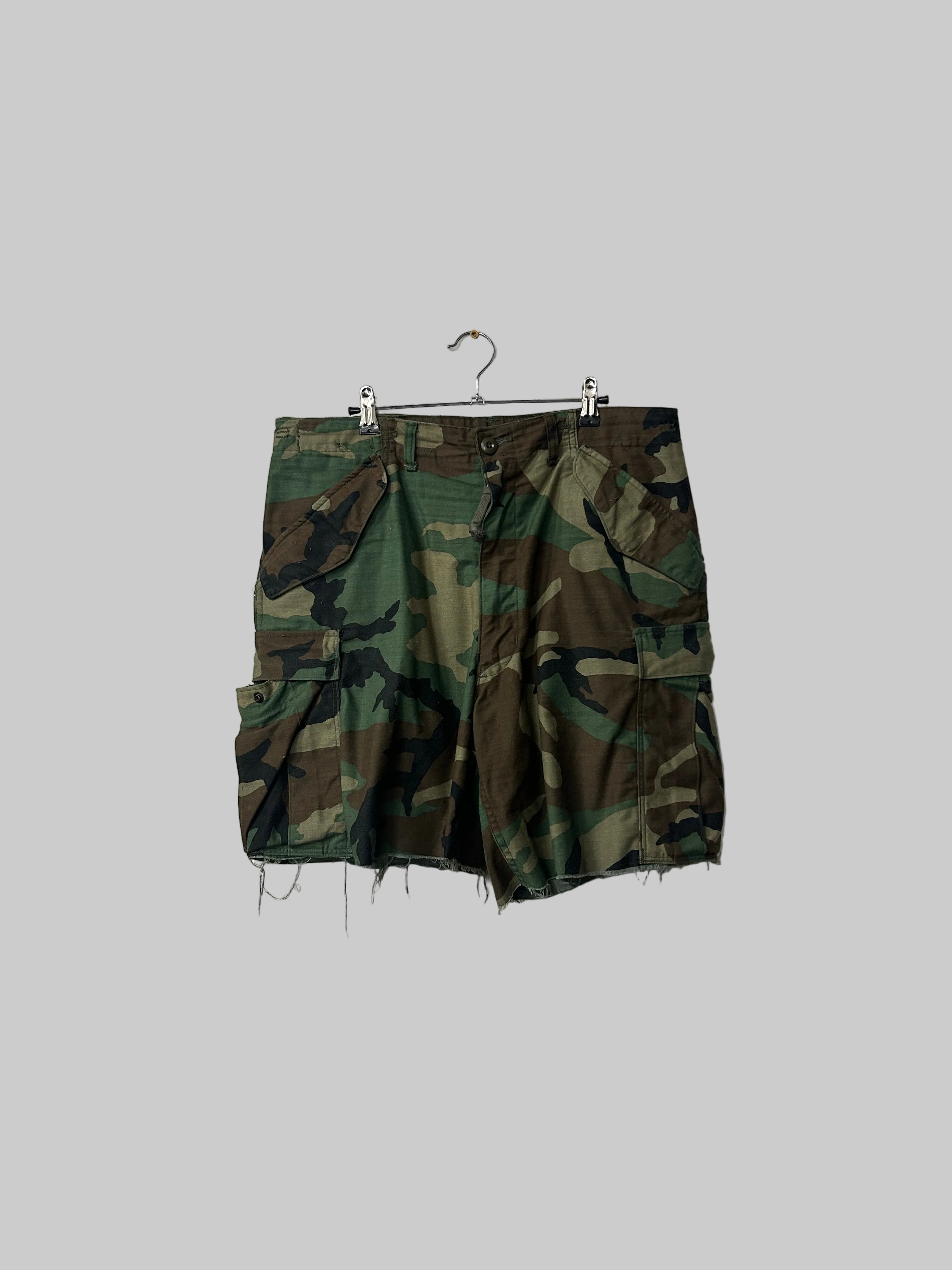 Military Camo Shorts 34W