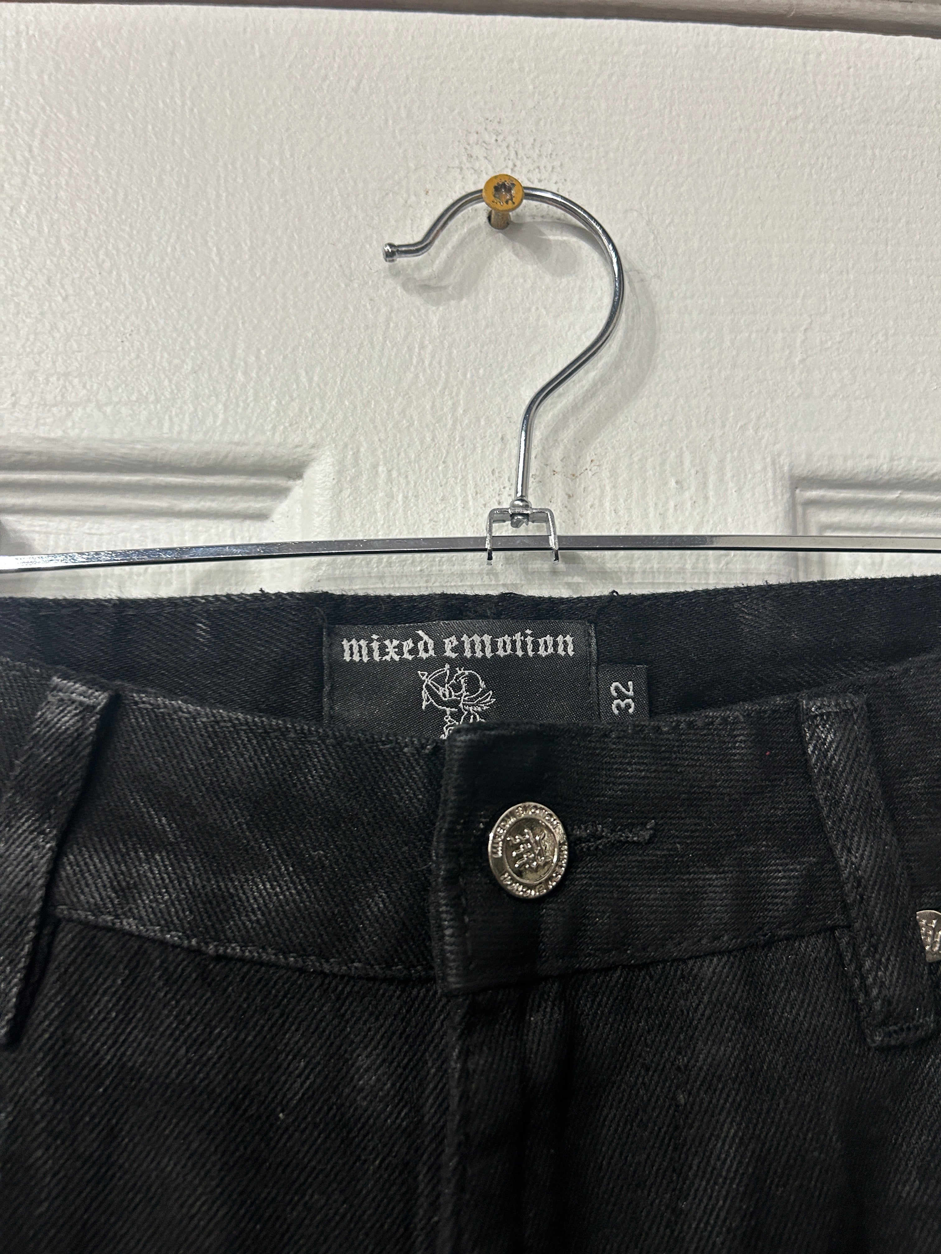 Mixed Emotions Double Knee Shorts 32