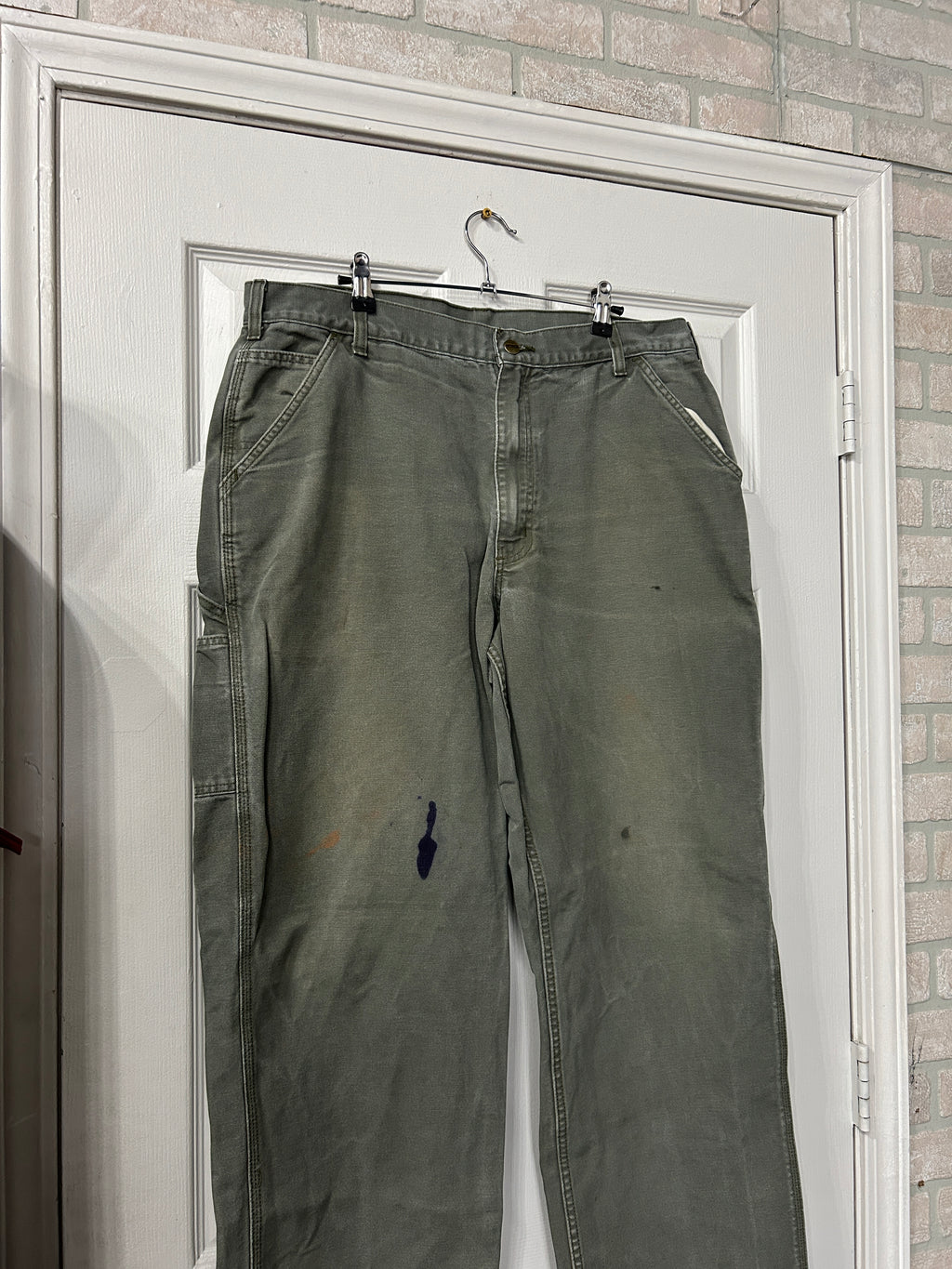 Olive Carhartt Pants 38x34