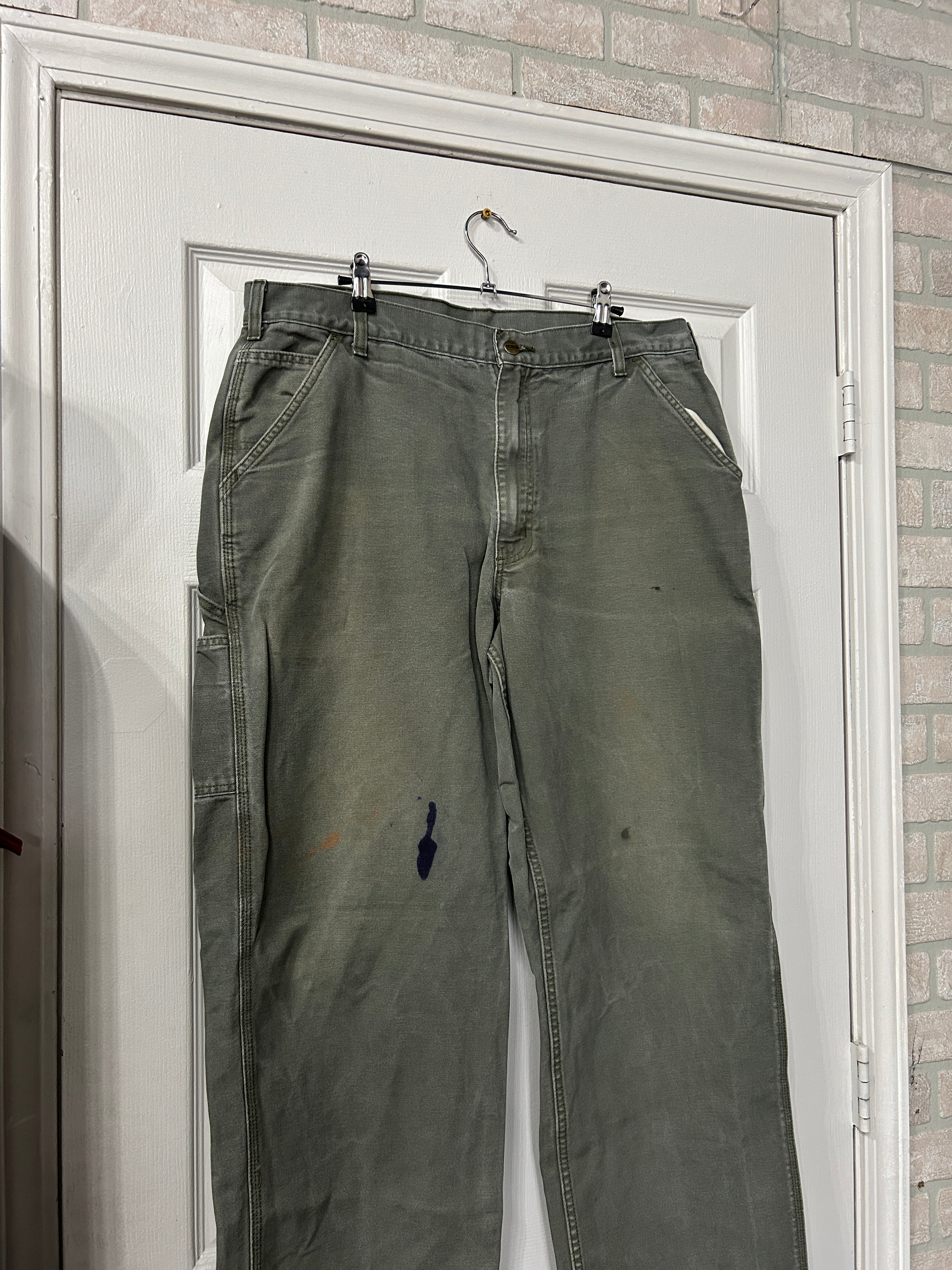 Olive Carhartt Pants 38x34
