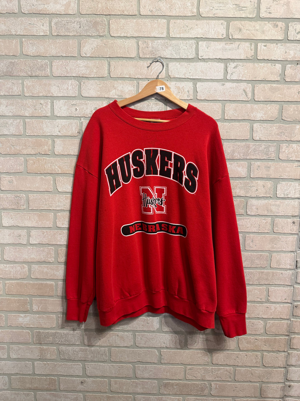 Vintage Nebraska Huskers Crewneck XXL