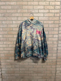 Purple Camo Hoodie L
