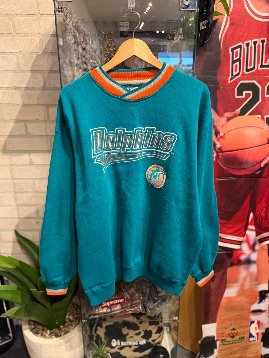 Vintage Miami Dolphins Crewneck L