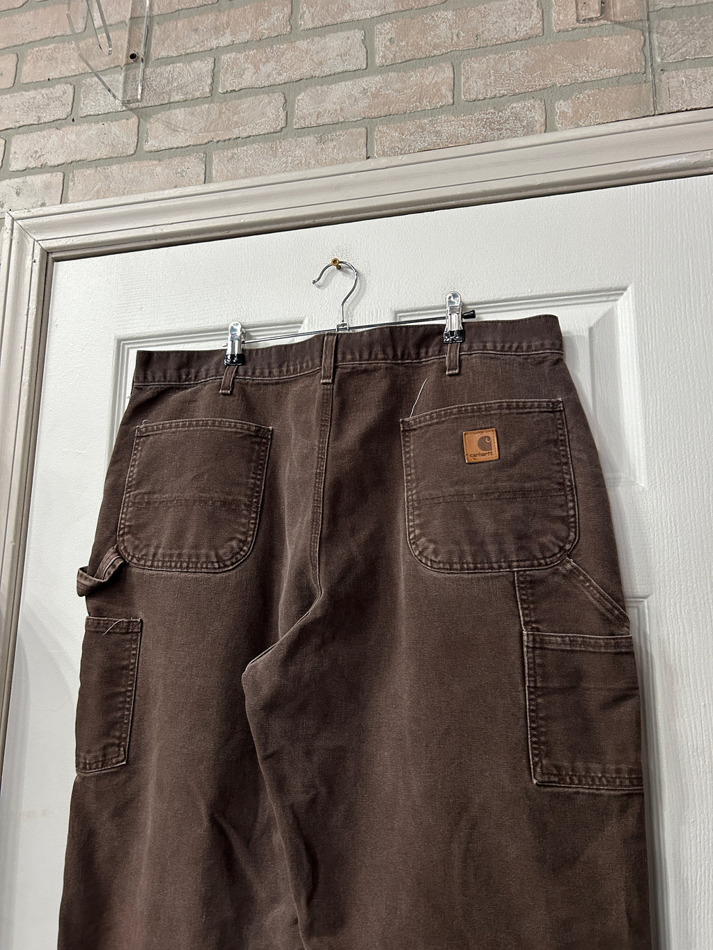 Vintage Brown Carhartt Carpenter Pants 40x32