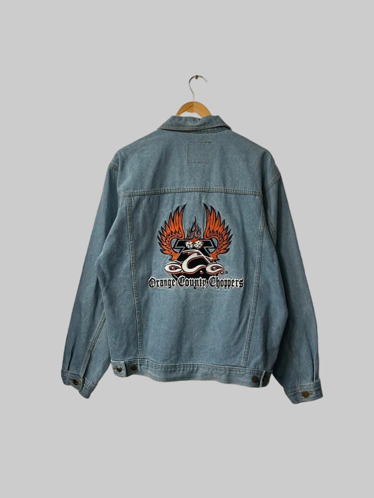 Vintage Orange County Choppers Jean Jacket L