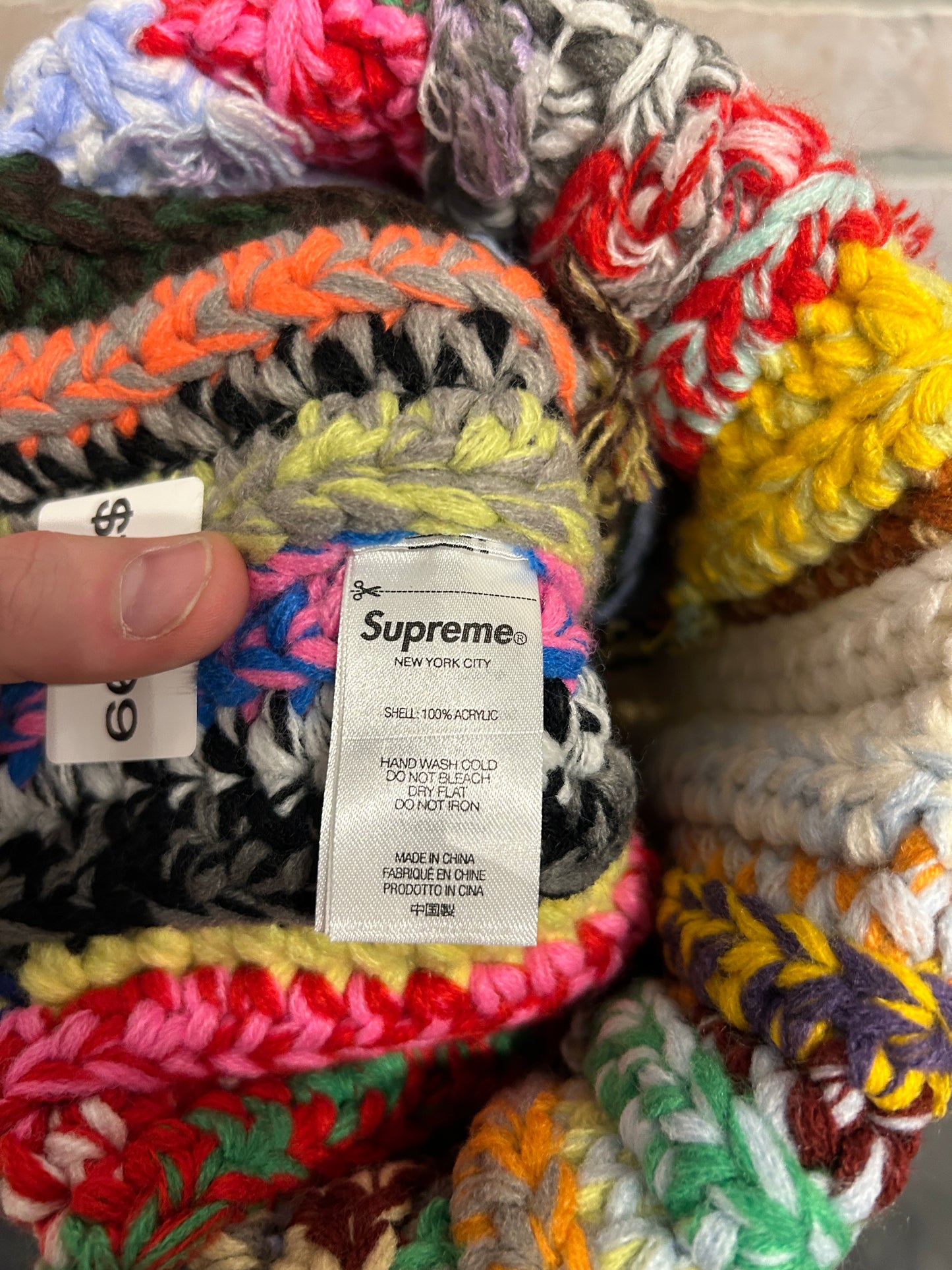 Supreme Hand Tied Beanie